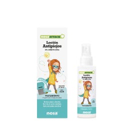 Nosa Attack Loción Antipiojos 5% Dimeticona Sin Olor 100ml