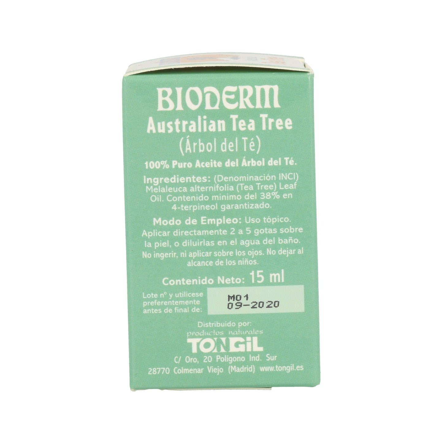 Tongil Bioderm Árbol Del Té 100% Puro 15ml
