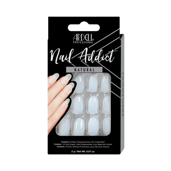 Ardell Set Nail Addict Natural Uñas Postizas Oval 1 ud
