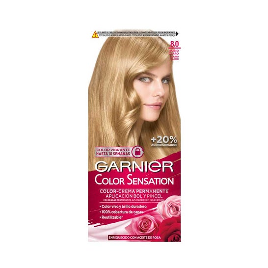 Garnier Color Sensation N°8 Rubio Luminoso 1ud