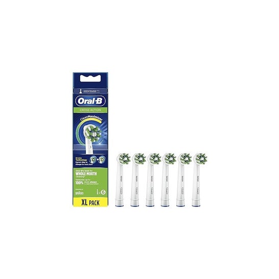Oral-B Cross Action XL Cepillo Dental Eléctrico Recambio Ne 6uds
