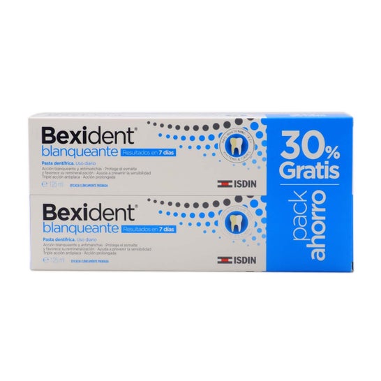 ISDIN Bexident Blanqueante Pasta Dentífrica Uso Diario 2x125ml