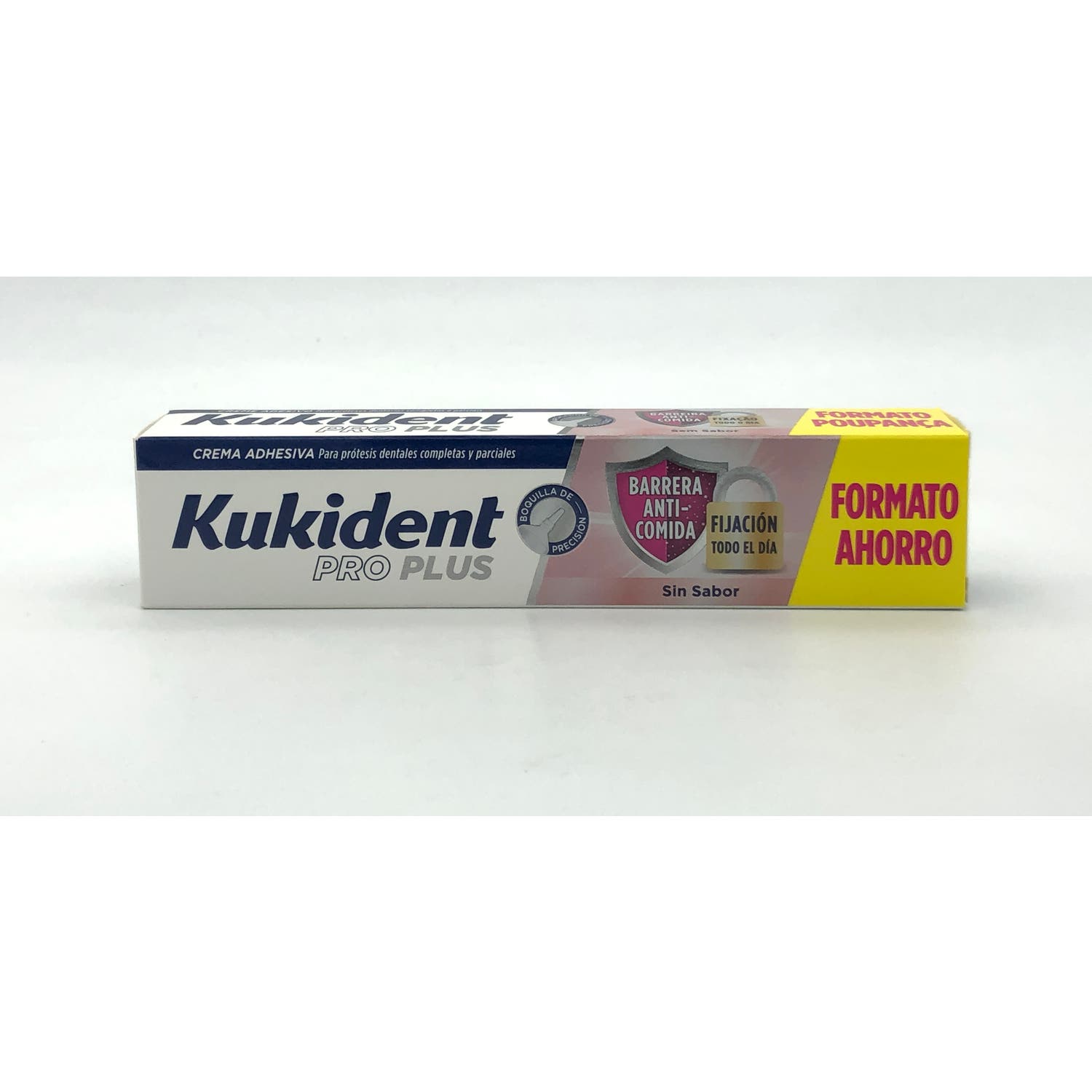 Kukident Pro Plus Barrera Anti-Comida sin Sabor 57g