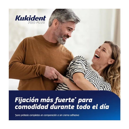Kukident Pro Plus Barrera Anti-Comida sin Sabor 57g