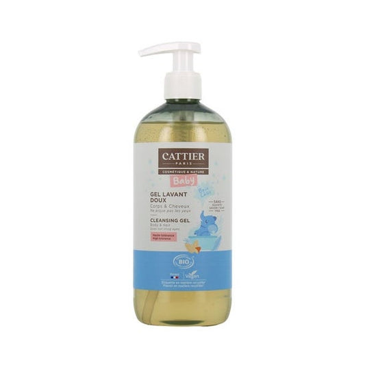 Cattier Baby Gel Limpiador Suave Piel Sensible 500ml