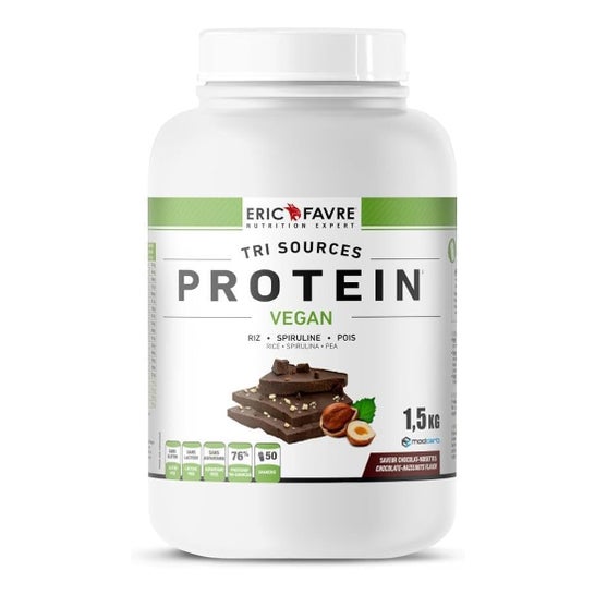 Eric Favre Proteinas Vegan Chocolate Avellanas 1.500g