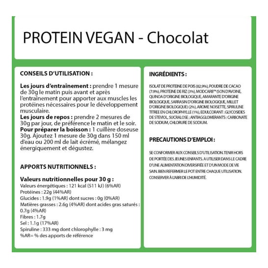 Eric Favre Proteinas Vegan Chocolate Avellanas 1.500g