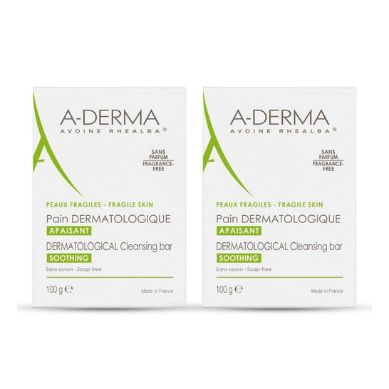 A-Derma Dermopan Leche Avena Rhealba 2x100g