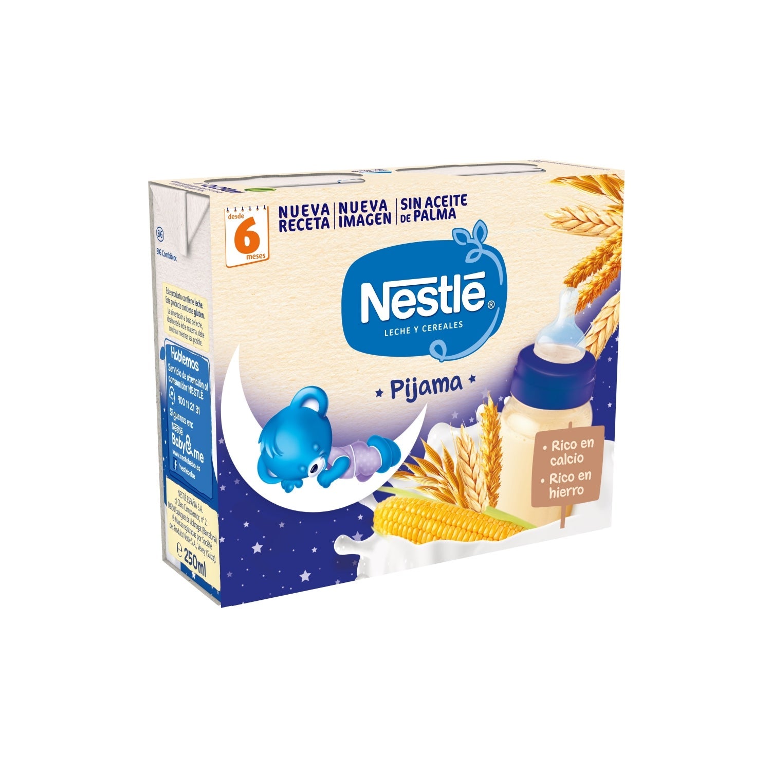 Nestle 8 Cereal Brick Listo Para Tomar 2x250ml