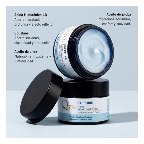Q77plus Sapphire Crema Hidratante de Día 50 ml