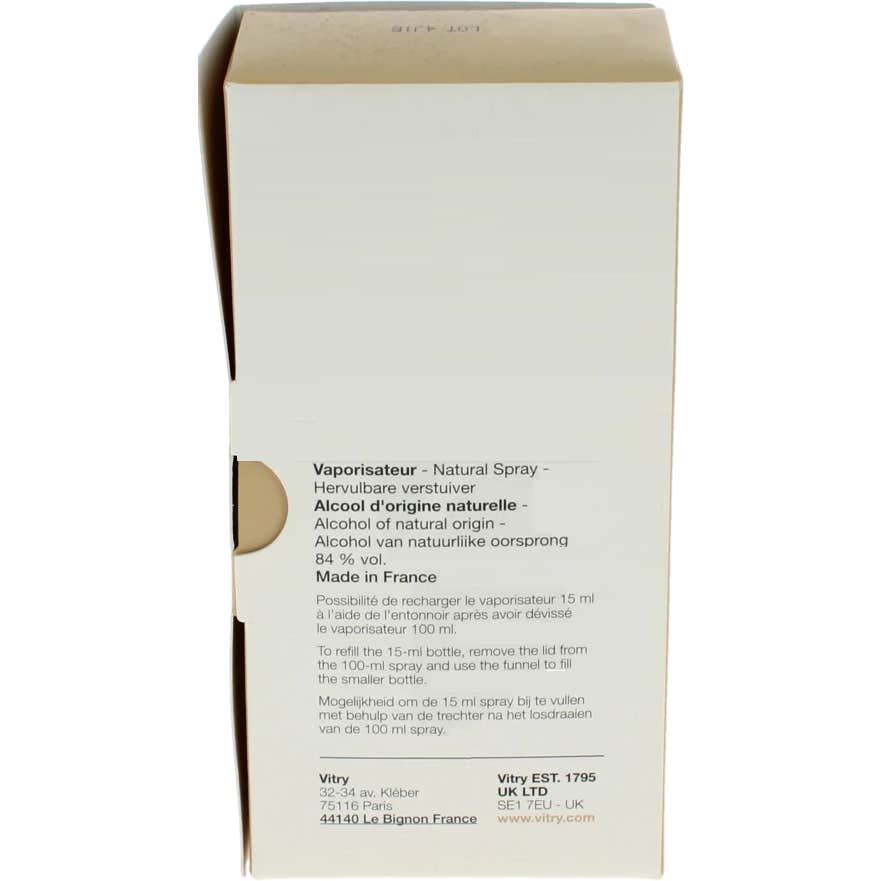 Vitry Les Eaux Mémoire Organdí Blanco Eau de Toilette 100 ml