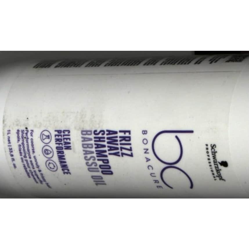Schwarzkopf Bonacure Frizz Away Champú 1L