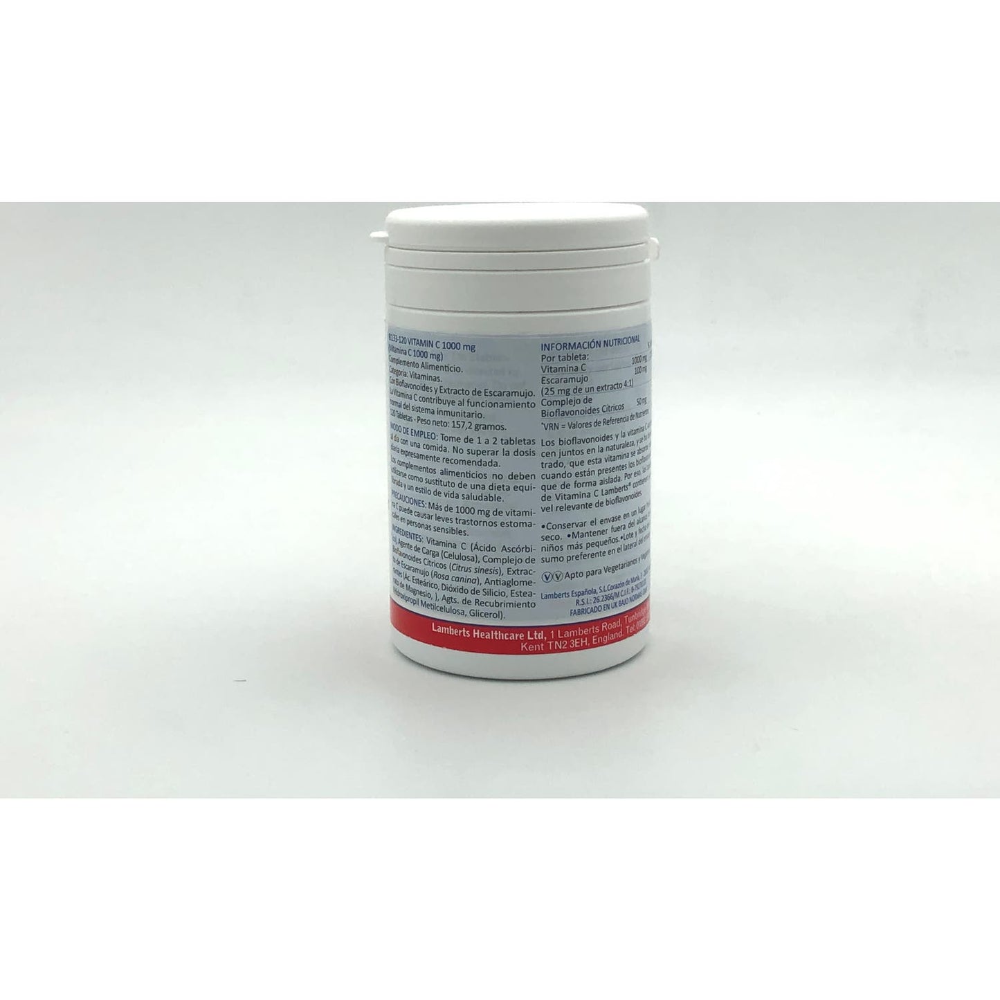 Lamberts Vitamina C 1000mg con Bioflavonoides 120comp