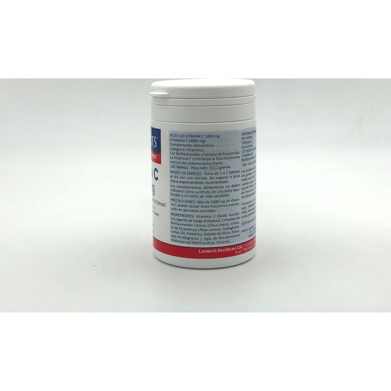 Lamberts Vitamina C 1000mg con Bioflavonoides 120comp