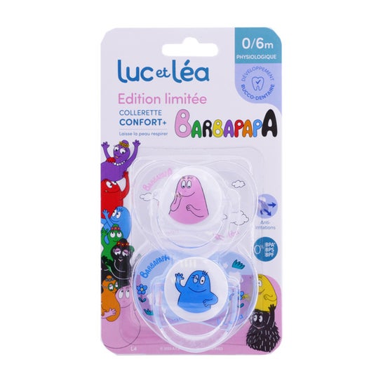 Luc et Léa Chupete Barbapapa 0-6 Meses 2uds