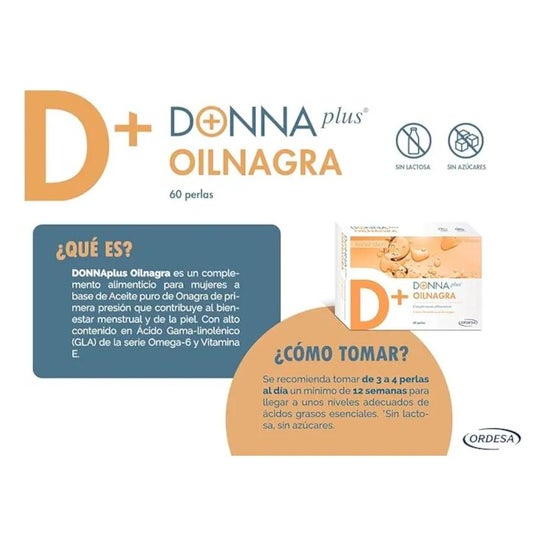 DonnaPlus+ Oilnagra 60 perlas