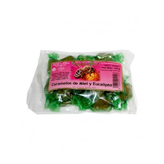 Hispamiel Caramelos Miel y Eucalipto 100g
