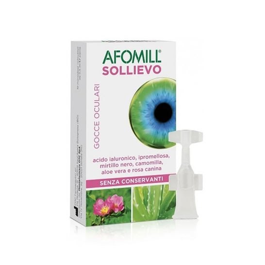 Afomill Gouttes Oculaires Apaisantes à Dose Unique 10x0.5ml