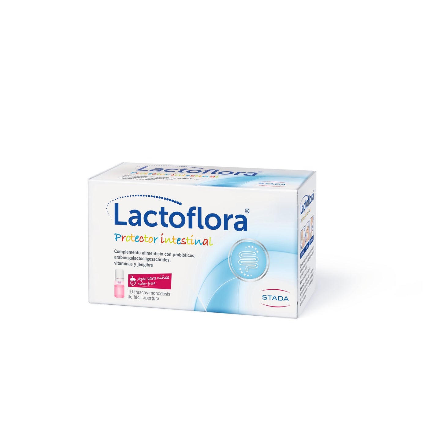 Lactoflora Protector Intestinal Niños Sabor Fresa 10 frascos