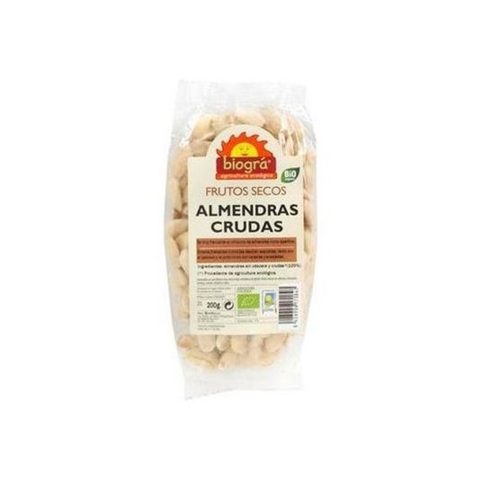 Biogrà Almendra Cruda Pelada Eco 200 g
