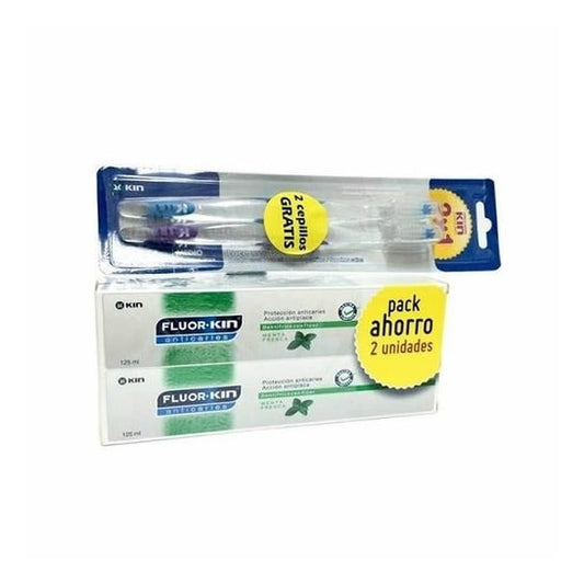 Fluorkin 2u + Cepillo Medio 2x1