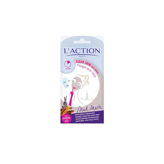 L'Action Paris Mascarilla facial para piel de red