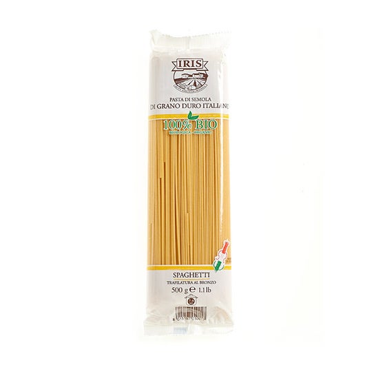 Iris Espagueti Trigo Blanco Bio 500g