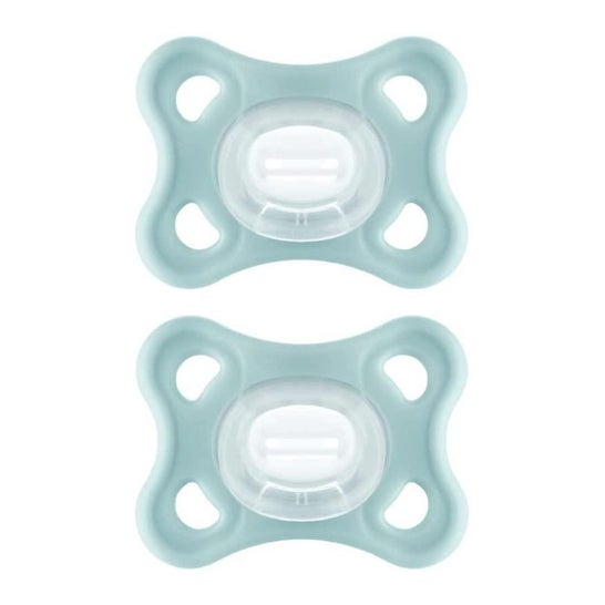 MAM Comfort Chupete 2-6 M+ Silicona Neutro 2 uds