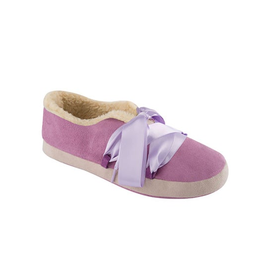 Scholl Pantufla Frou Frou Violeta Crema Talla 39 1 Par