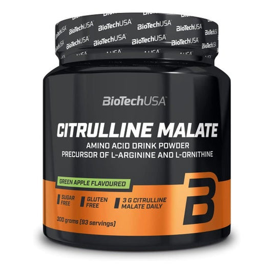 BioTech USA Citrulline Malate Powder Green Apple 300g