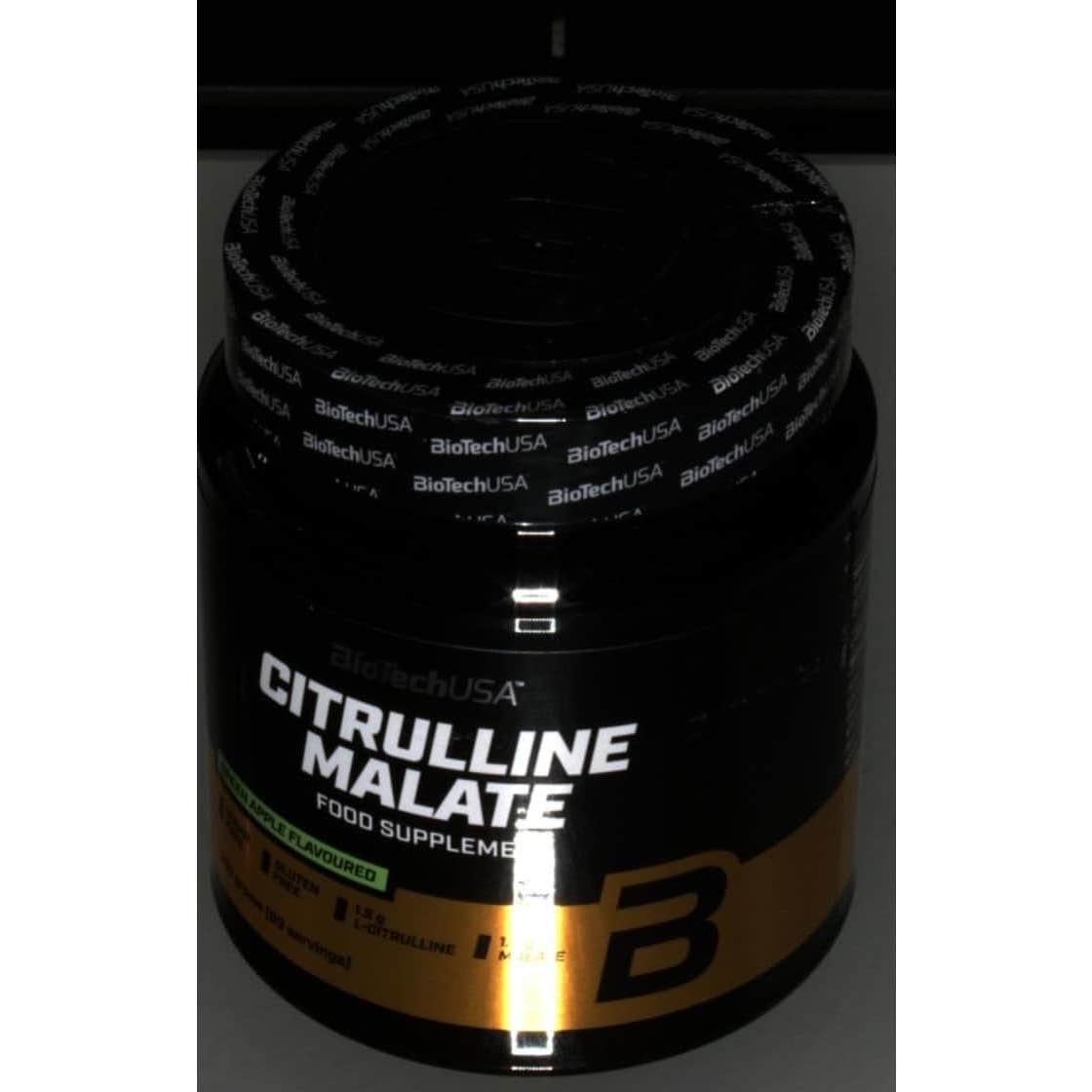 BioTech USA Citrulline Malate Powder Green Apple 300g