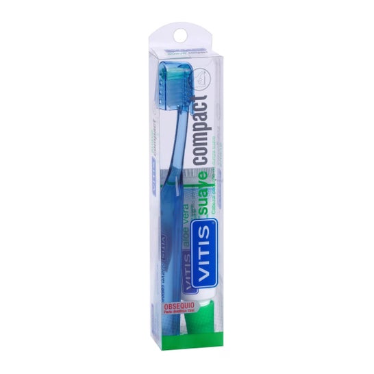 Vitis Suave Compact Cepillo Dental + Pasta Anticaries 15ml