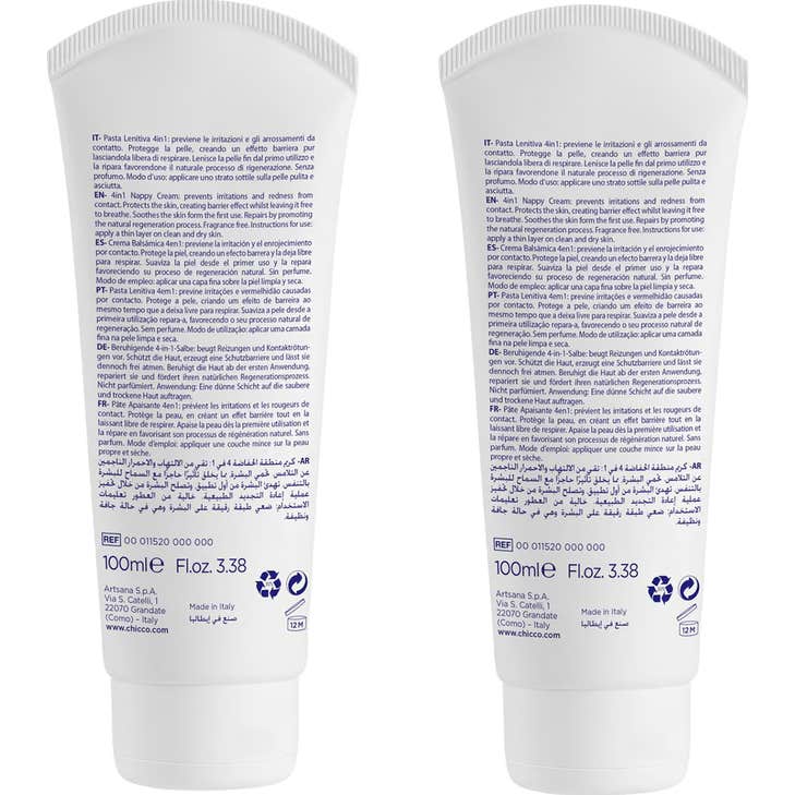 Chicco Pack Natural Sensation Crema Balsamica 4 en 1 2x100ml