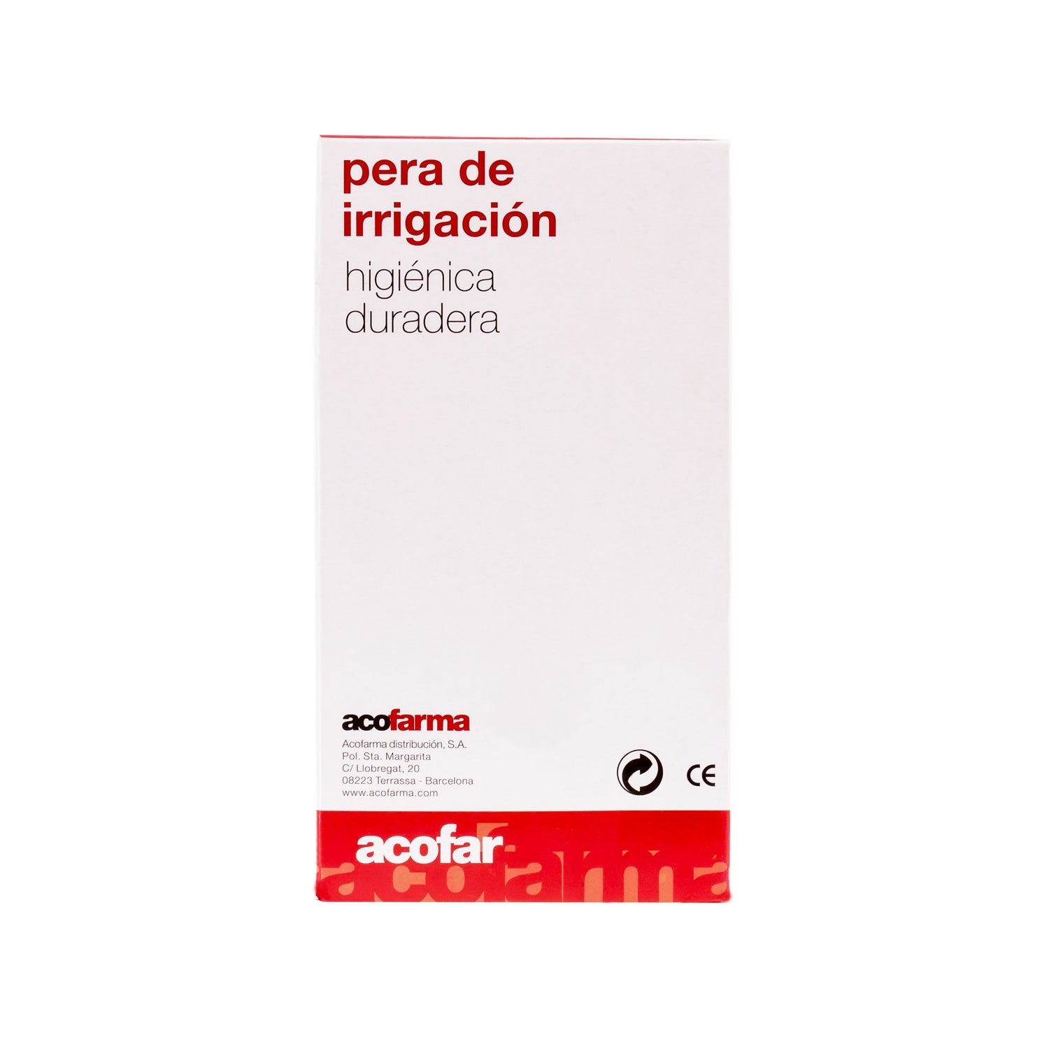 Acofar pera de irrigación todo goma número 12 1ud
