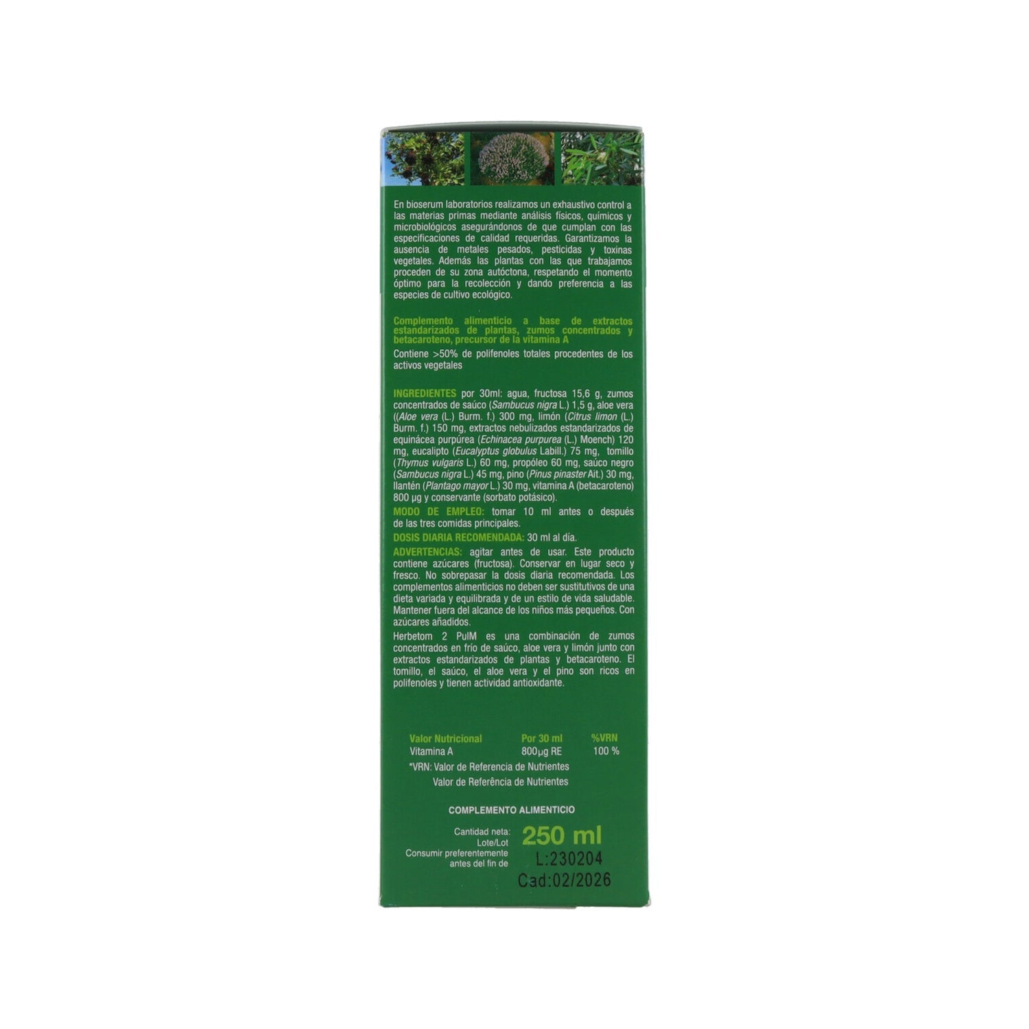 Herbetom 2 Pulm Respir 250ml