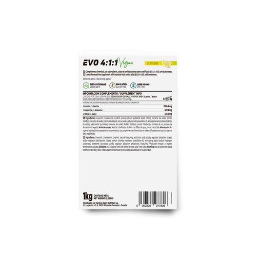 HSN Evo 4:1:1 BCAA's Instantáneos en Polvo Limón 1kg