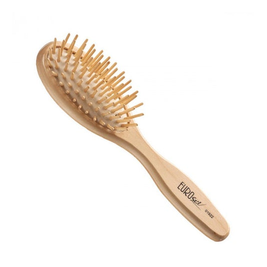 Eurostil Cepillo Fuelle Ovalado con Mango de Madera