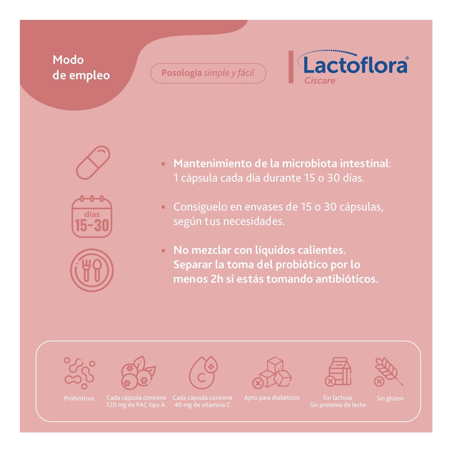 Lactoflora Ciscare 30caps