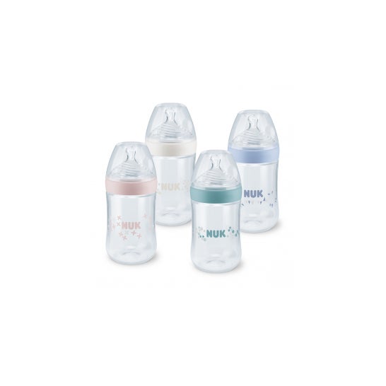 Nuk Biberón Nature Sense PP 6-18 L Silicona 260 Ml
