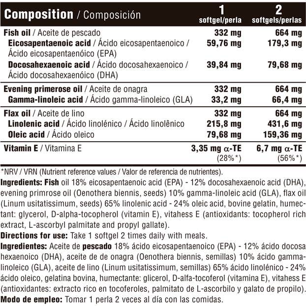 DMI Nutrition Omega 3-6-9 60 Perlas