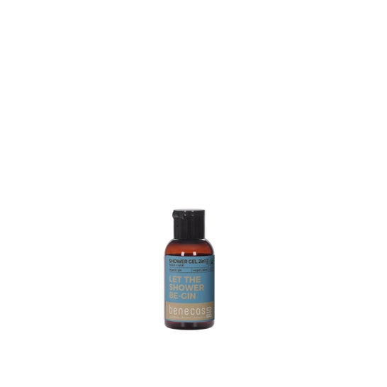 Benecos gel de Baño 2 en 1 ginebra Mini Viaje Bio Vegan 50 ml