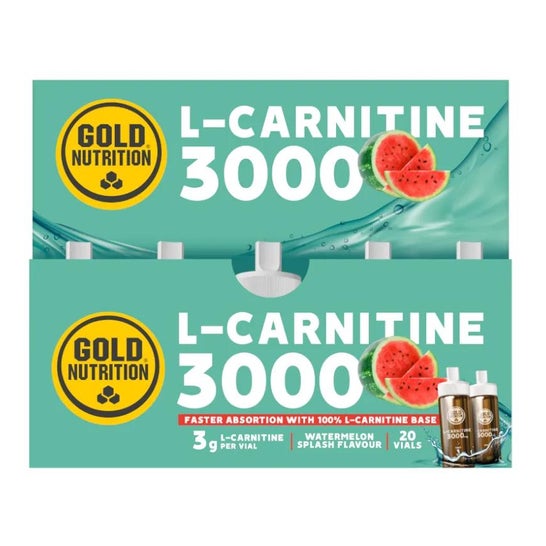 Gold Nutrition L-Carnitina 3000mg Sandia 20uds