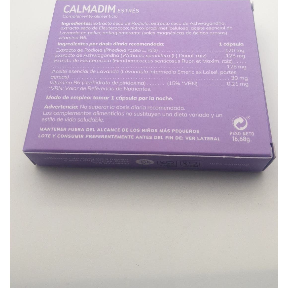 Dimefar Calmadin Estrés 30caps