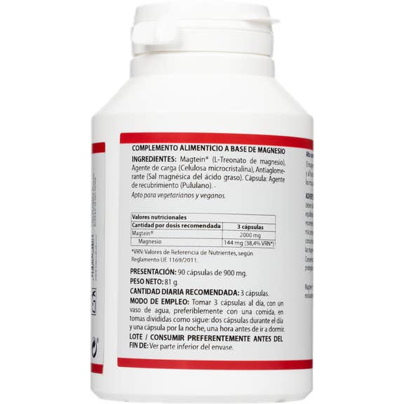 Equisalud Holomega Magtein L-Treonato de Magnesio 90caps