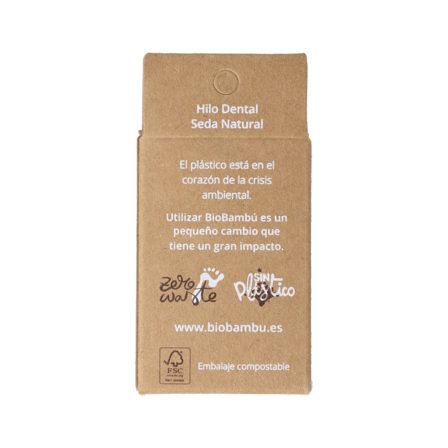 Biobambú Recambios Hilo Dental de Seda Natural 2x30m