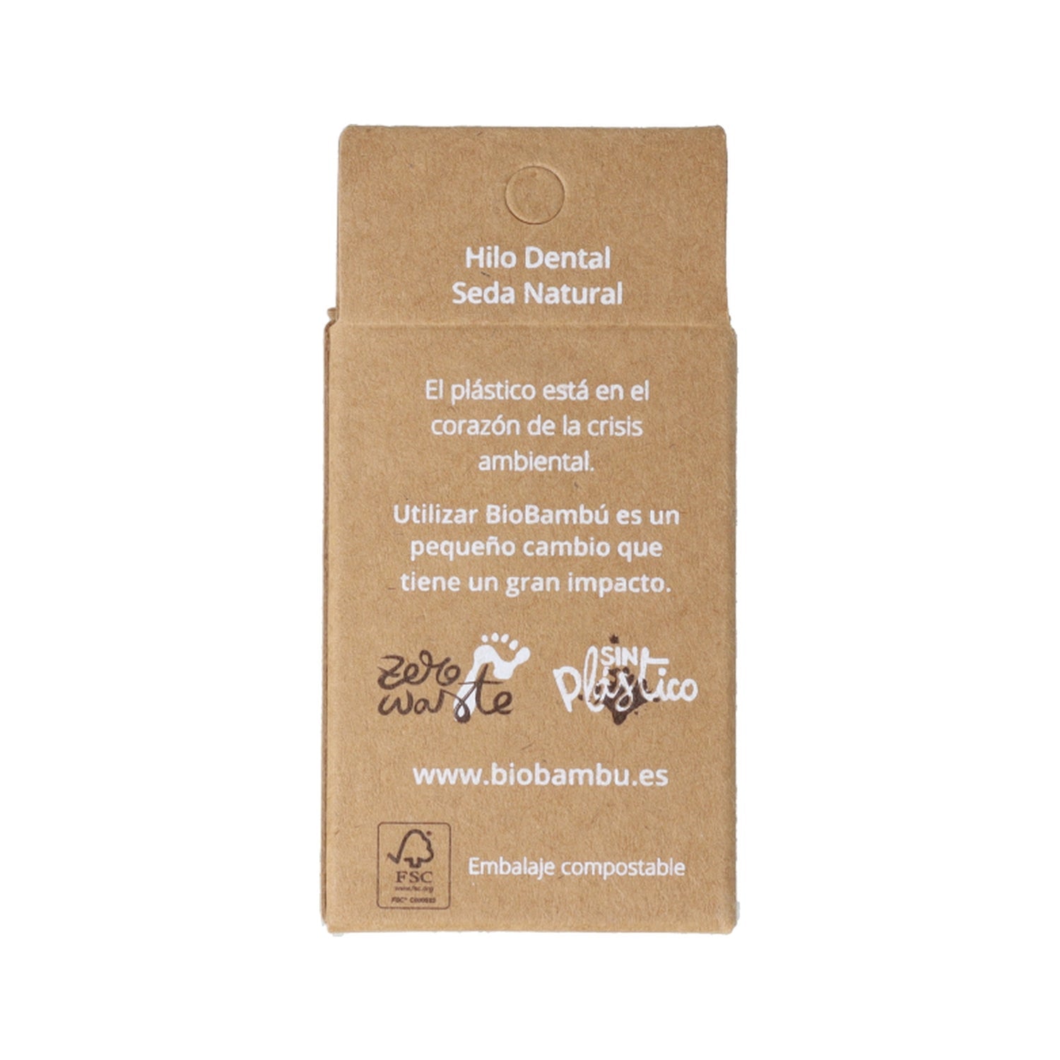 Biobambú Recambios Hilo Dental de Seda Natural 2x30m