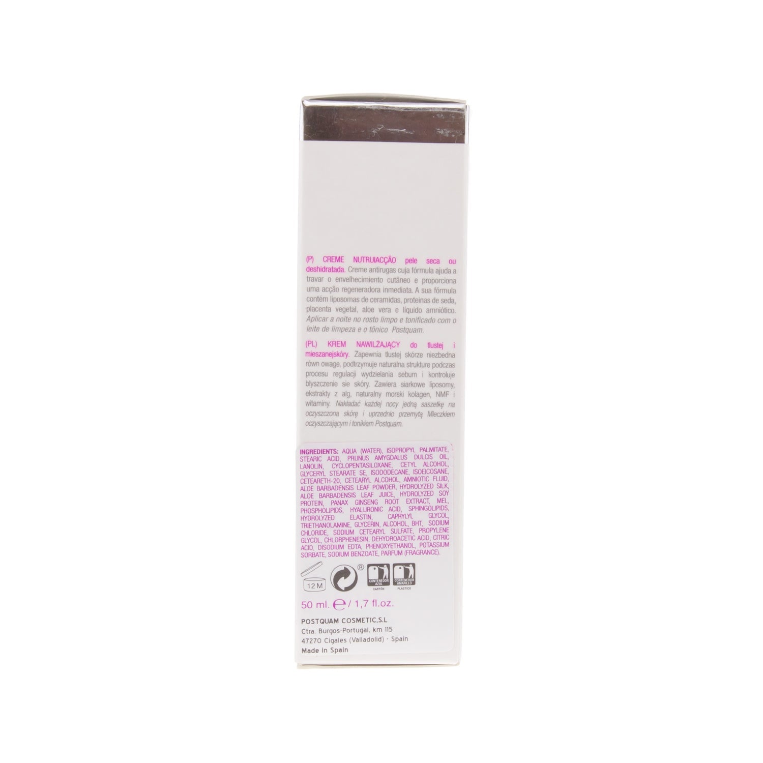Postquam crema nutritiva piel seca o deshidratada 50ml