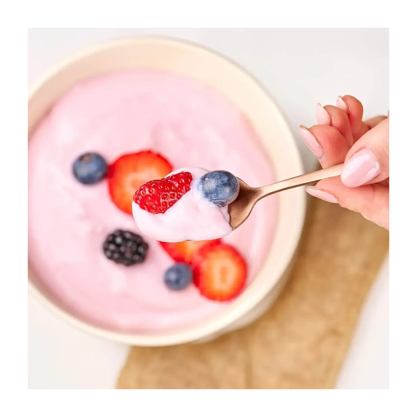 HSN Pudding Proteico 2.0 Tarta de Queso de Frutas del Bosque 500g