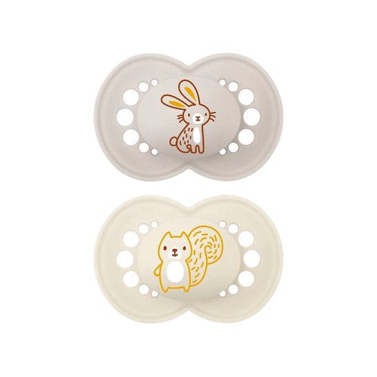 Mam Chupete Silicona Original Matt N 6+ Meses 2uds