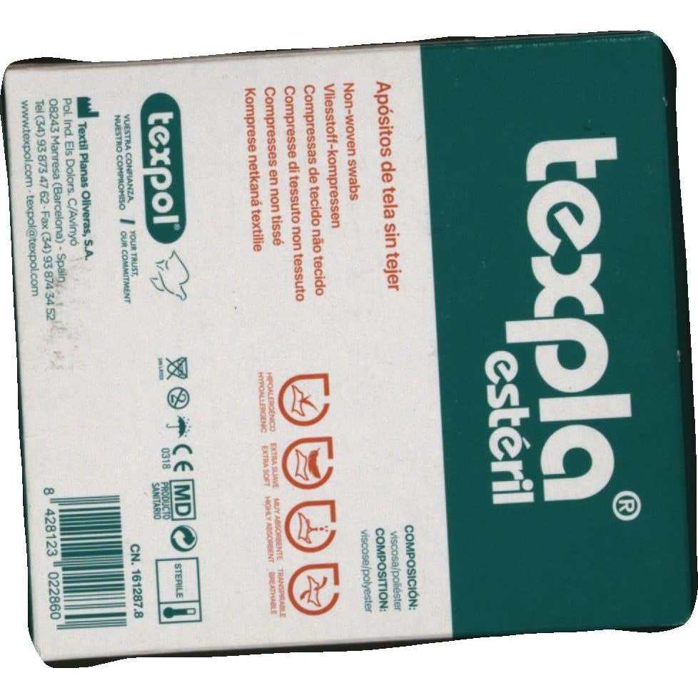 Texpla apósito esteril 10x10cm 5uds